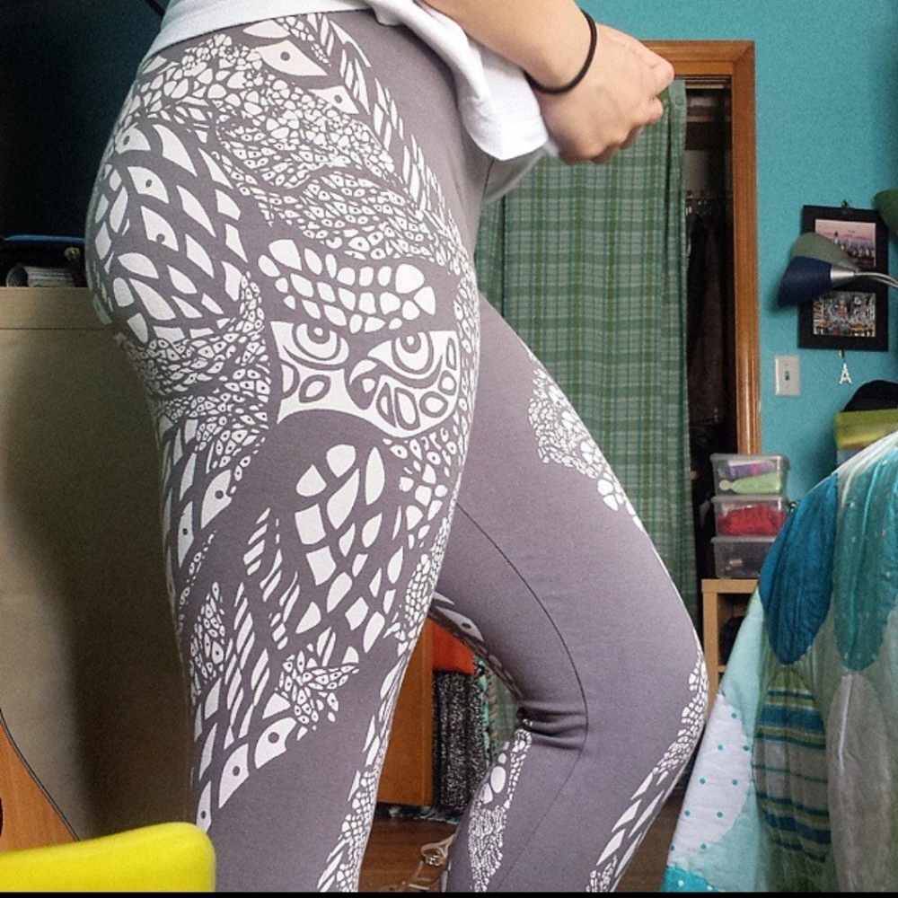 Owl yoga leggings